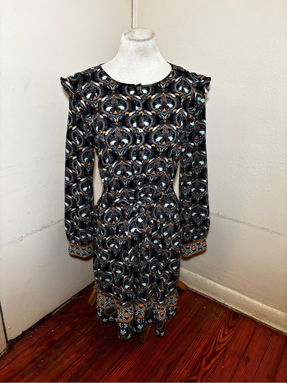 Loft BOHO Long Sleeve Dress